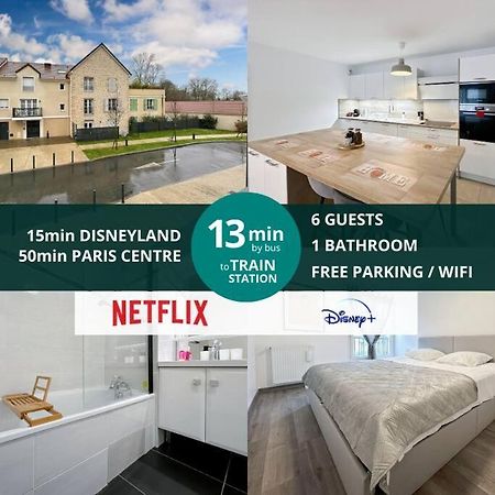 Le Cosy Villeneuve - Appartement Cosy Pour 6 A Disneyland Paris Ngoại thất bức ảnh